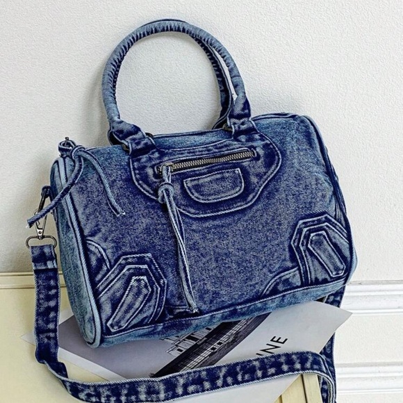 Denim Blue Handbag - Picture 3 of 6